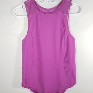 Lululemon Tank w/ mesh and Keyhole back